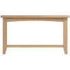 Exeter Light Oak Furniture Small Coffee Table