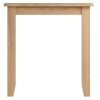 Exeter Light Oak Furniture Fixed Top Dining Table