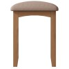 Exeter Light Oak Furniture Dressing Table Stool