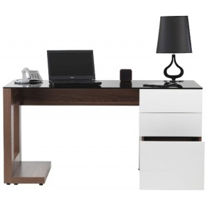 Alphason Office Furniture Sorbonne Walnut Effect Executive Computer Desk Alphason Office Furniture Sorbonne Walnut Effect Executive Computer Desk