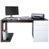 Alphason Office Furniture Sorbonne Walnut Effect Executive Computer Desk