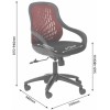 Alphason Office Furniture Croft Grey Mesh Fabric Office Chair