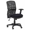 Alphason Office Furniture Dakota Black Mesh Fabric Managers Office Chair