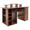 Alphason Office Furniture San Diego Walnut Work Centre