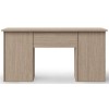 Alphason Office Furniture Dallas Oak Effect Computer Desk