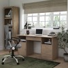 Alphason Office Furniture Dallas Oak Effect Computer Desk