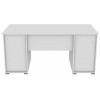 Alphason Office Furniture Kentucky White Oak and Gloss White Desk