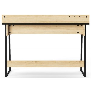 Alphason Office Furniture Salisbury Oak and Black Writing Desk Alphason Office Furniture Salisbury Oak and Black Writing Desk