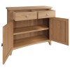 Exeter Light Oak Furniture Medium Sideboard