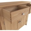 Exeter Light Oak Furniture Medium Sideboard