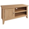 Exeter Light Oak Furniture Small TV Unit