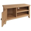 Exeter Light Oak Furniture Small TV Unit