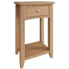 Exeter Light Oak Furniture Telephone Table