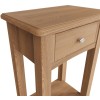 Exeter Light Oak Furniture Telephone Table