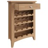 Exeter Light Oak Furniture Wine Cabinet