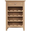 Exeter Light Oak Furniture Wine Cabinet