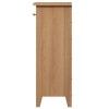 Exeter Light Oak Furniture Wine Cabinet