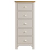 Wittenham Painted Furniture 5 Drawer Narrow Chest