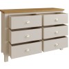 Wittenham Painted Furniture 6 Drawer Wide Chest