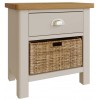 Wittenham Painted Furniture Grey 1 Drawer 1 Basket Cabinet