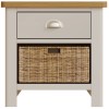 Wittenham Painted Furniture Grey 1 Drawer 1 Basket Cabinet