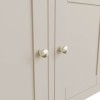 Wittenham Painted Furniture Grey 3 Drawer 3 Door Sideboard