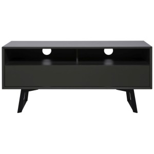 Alphason Furniture Carbon Grey Open Shelf TV Stand Alphason Furniture Carbon Grey Open Shelf TV Stand