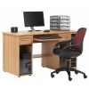 Alphason Office Furniture San Jose Beech Computer Desk