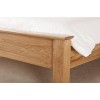Divine True Oak Furniture 5ft Kingsize Bed with Low-Foot End