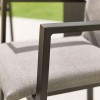 Nova Outdoor Fabric Hugo Light Grey 8 Seat Rectangular Dining Set