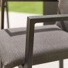 Nova Outdoor Fabric Hugo Dark Grey 8 Seat Round Dining Set