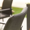 Nova Outdoor Fabric Hugo Dark Grey 8 Seat Oval Dining Set