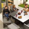Nova Garden Furniture Adria Grey Frame Aluminium 4 Seat Cube Set