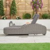 Nova Garden Furniture Madison White Wash Rattan Sun Lounger Set