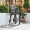 Nova Garden Furniture Henley Grey Rattan 6 Seat Round Bar Set with Ice Bucket