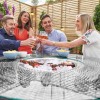 Nova Garden Furniture Henley Grey Rattan 6 Seat Round Bar Set with Ice Bucket