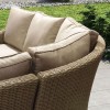 Nova Garden Furniture Harper Willow Rattan Deluxe Corner Dining Set with Rising Table