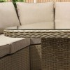 Nova Garden Furniture Harper Willow Rattan Deluxe Corner Dining Set with Rising Table