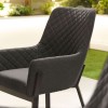 Nova Outdoor Fabric Genoa Dark Grey 8 Seat Round Dining Set