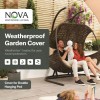 Nova Garden Furniture Black Double Hanging Pod Cover