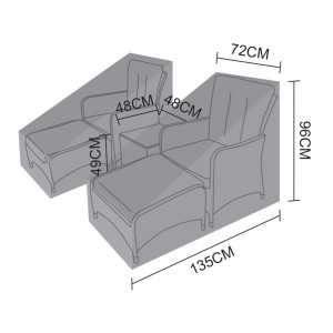 Nova Garden Furniture Black New Hampshire 5pc Lounge Set Cover Nova Garden Furniture Black New Hampshire 5pc Lounge Set Cover