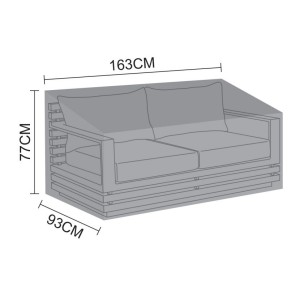 Nova Garden Furniture Black San Marino 2 Seater Sofa Set Cover Nova Garden Furniture Black San Marino 2 Seater Sofa Set Cover
