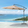 Nova Garden Furniture Barbados Beige 3m Round Cantilever Parasol
