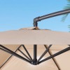 Nova Garden Furniture Barbados Beige 3m Round Cantilever Parasol