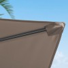 Nova Garden Furniture Barbados Taupe 3m Round Cantilever Parasol