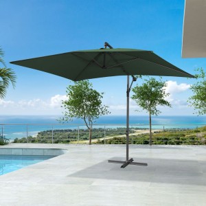 Nova Garden Furniture Barbados Green 3m x 2m Rectangular Cantilever Parasol Nova Garden Furniture Barbados Green 3m x 2m Rectangular Cantilever Parasol