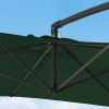 Nova Garden Furniture Barbados Green 3m x 2m Rectangular Cantilever Parasol