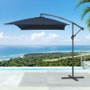 Nova Garden Furniture Barbados Navy 3m x 2m Rectangular Cantilever Parasol