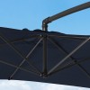 Nova Garden Furniture Barbados Navy 3m x 2m Rectangular Cantilever Parasol