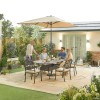 Nova Garden Furniture Cotswold Aluminium 6 Seat Oval Dining Set